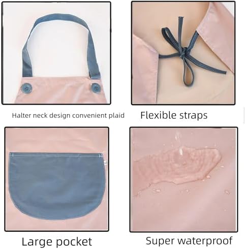 Patriotic Flag Flag Waterproof Apron Barber Chef Bib BBQ Chef Kitchen Aprons - Image 3