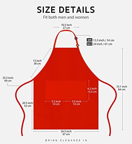 Syntus 12 Pack Apron with 2 Pockets Aprons - Image 2
