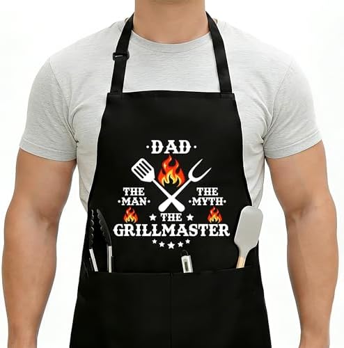 Funny Aprons For Men, Father's Fathers Day Kitchen Gifts For Dad Father Daddy by Unknown