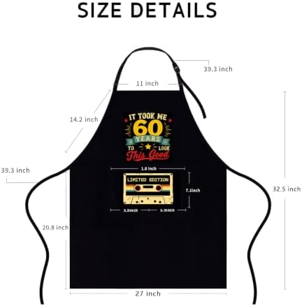 Funny Aprons for Men Birthday Gifts for Men Dad Grilling BBQ - Image 5
