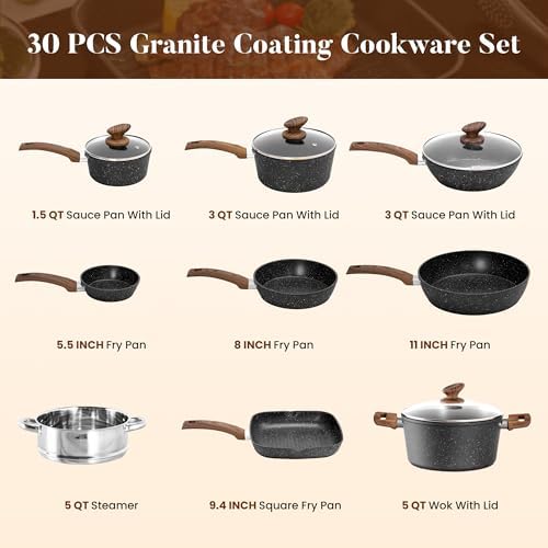 Kitchen Academy Induction Cookware & Bakeware Set - Image 7