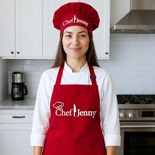 Chef Apron Men, Personalized Adult Aprons - Image 3