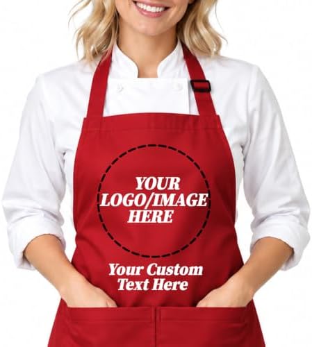 Custom Logo Apron, Personalized Name, Photo Aprons - Image 7