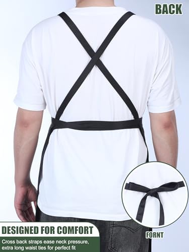 Cozypower 3 Pack Chef Cross Back Apron - Image 5