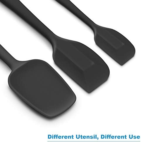 3-Piece Silicone Spatula Set, 600°F Heat Resistant - Image 3