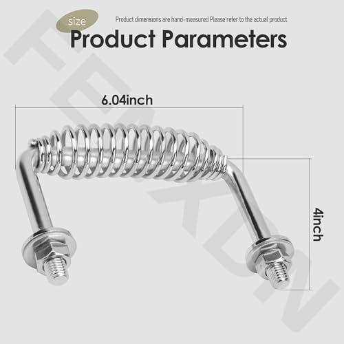 5-3/8" Spring Handle with 1/2" Seet Rod - Image 2