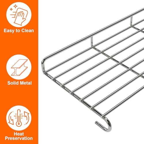 DELSbbq 66045 Stainless Grill Warming Rack - Image 5