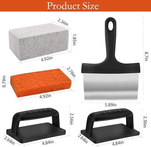 10 Pieces Griddle Cleaning Kit for Blackstone Flat Top Grill - Image 7
