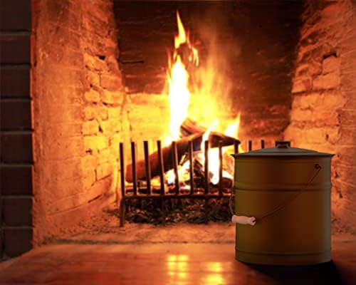 Plow & Hearth 3 Gallon Black Large Ash Bucket - Image 4