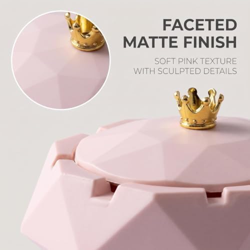 Pink Crown Stainless Steel Ashtray - Image 4