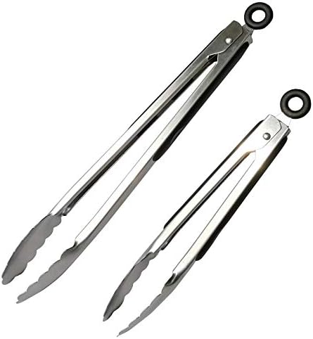 ALLTOP Metal Cooking Tongs, Stainless Steel Food Tong - Image 2
