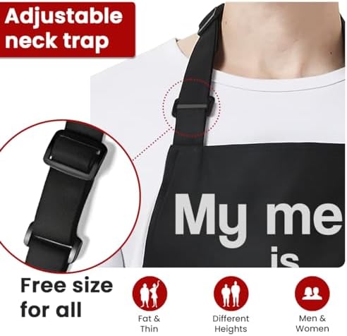 SANDJEST Funny Mens Aprons - Image 4