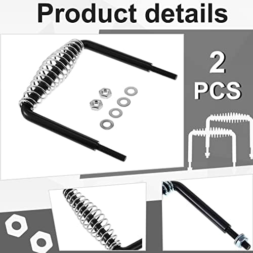 Dunzy 2 Pieces 6" Steel Spring Handle 5" Wide Overall - Image 3