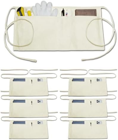 Canvas Work Waist Apron with 3 Pocket by Unknown
