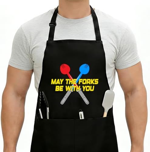 Funny Aprons For Men, Father's Fathers Day Kitchen Gifts For Dad Father Daddy by Unknown