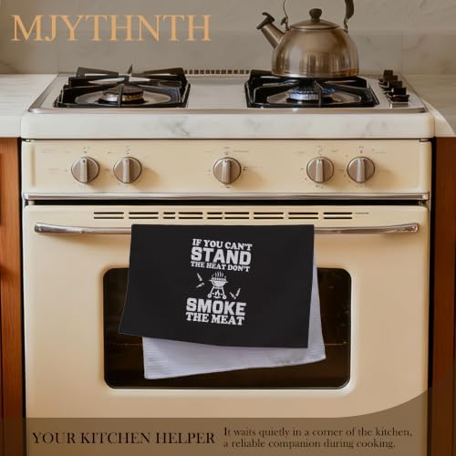 Funny BBQ Grilling Hand Towels for Kitchen Bathroom 16x24in - Image 4