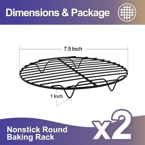 P&P CHEF 7.5 Inch Cooking Rack Round - Image 2