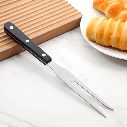 Meat Cooking Fork, 10.8 Inch Heavy Duty Two Prong Meats Forks Stainless Steel - Image 7