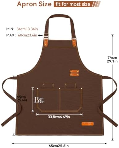 Teskyer Canvas Kitchen Apron - Image 7