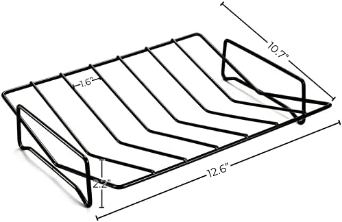 Rib Racks for Grilling and Smoking, Turkey Roasting Rack, Can Be Used On Both - Image 3