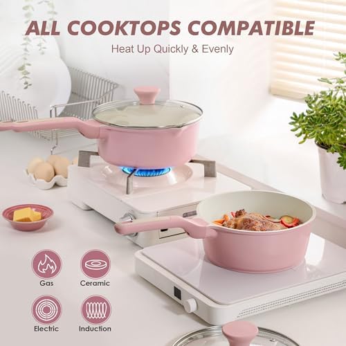 SENSARTE Ceramic Nonstick Saucepan - Image 4