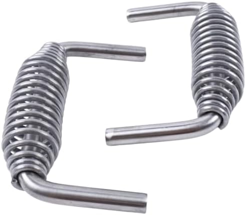 2X 5-3/8" Stainless Spring Handles - Image 4