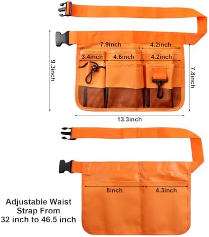 Gardening Tool Waist Bag Belt Heavy Duty Oxford Tool Apron - Image 7