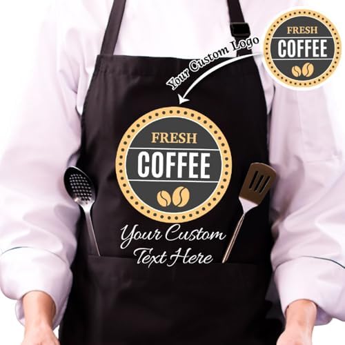Custom Logo Apron, Personalized Name, Photo Aprons - Image 2