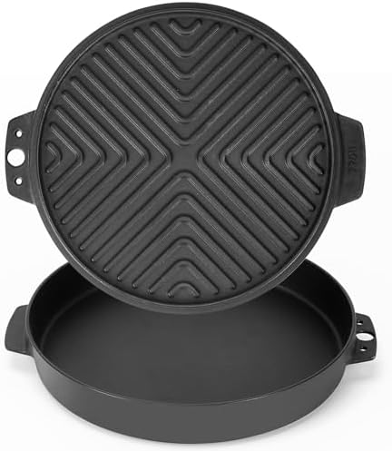 Griddles for Weber Kettle Grill Accessories 22 inch 7421 Round Cast Iron by Uniflasy