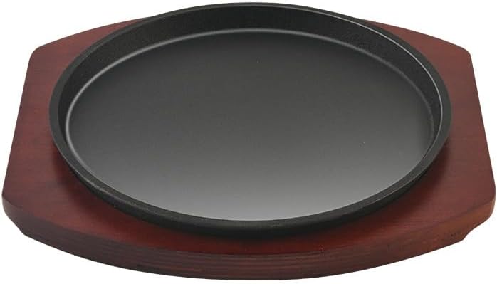 Cast Iron Fajita Plate, Skillet Pan, Steak Platter by YYJINGYOU