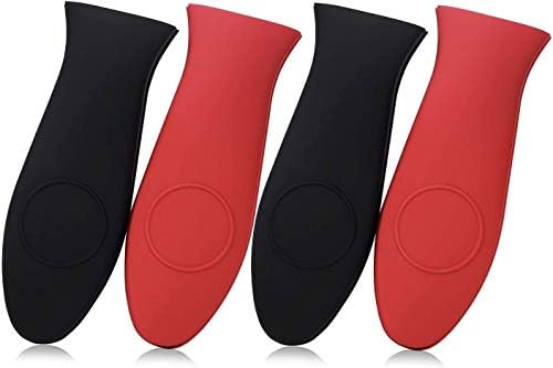 4 Packs Silicone Hot Handle Holder Kitchen Heat Resistant Fry Pan Milk Pot by SKEMIX
