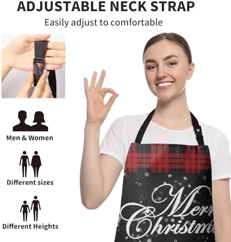 Merry Christmas Apron Xmas Trees Aprons - Image 7