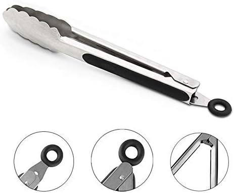 ALLTOP Metal Cooking Tongs, Stainless Steel Food Tong - Image 5