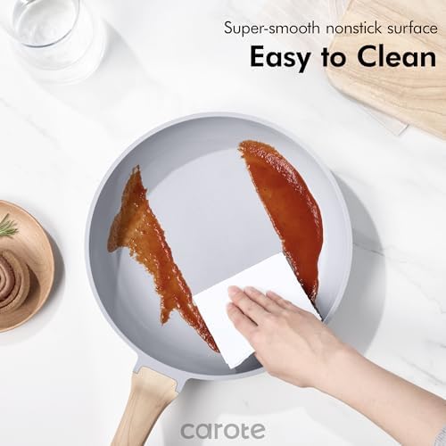 CAROTE 21pcs Ceramic Cookware Set, Pots and Pans Set - Image 5