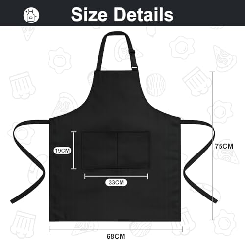 VALOME 2 Pack Kitchen Aprons - Image 2