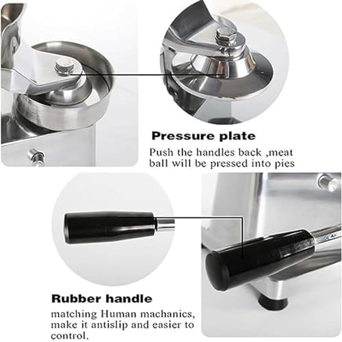 Commercial Hamburger Patty Maker, 10/13CM Stainless Steel Burger Press Meat - Image 6