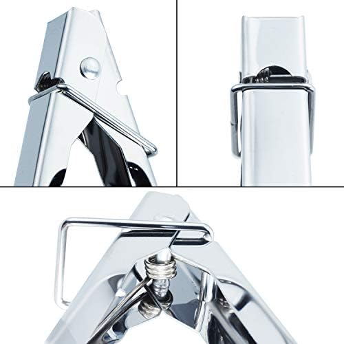 HINMAY Stainless Steel Serving Tongs Metal Cooking Tongs - Image 2