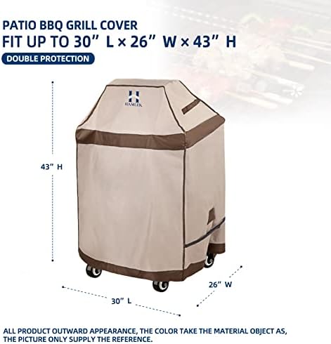 HAMLER Grill Cover 30 Inch, Heavy Duty Waterproof BBQ Covers, Gas Grill Covers - Image 3
