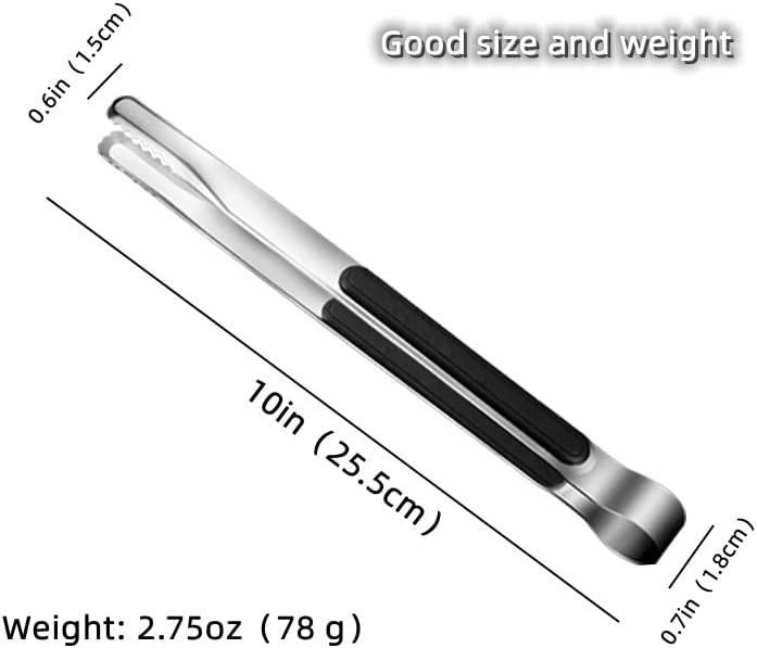 3 Pcs Korean BBQ Tongs, Barbecue & Grill Tools, Kitchen Tongs, Stainless Steel - Image 2