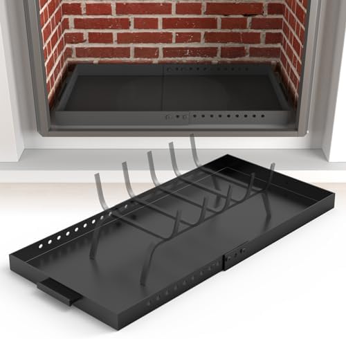 Air Jade Expandable Fireplace Tray, Galvanized Steel Fireplace Ash Pan by AirJade
