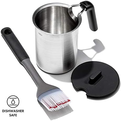 OXO Outdoor Grilling Basting Pot and Brush Set - Image 6
