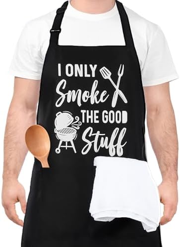 Funny Aprons for Men, Professional Kitchen Cooking Aprons by XLSXEXCL