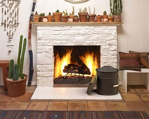 Plow & Hearth 3 Gallon Black Large Ash Bucket - Image 3