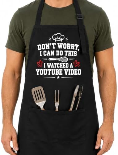 Funny Apron for Men by KPTQO