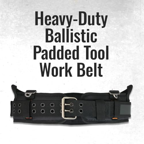 WOLF WTH2110 Heavy-Duty Ballistic Padded Tool Work Belt | Compatible w/Pouches - Image 2