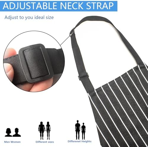 Adjustable Kitchen Aprons, 2 Pack - Image 3