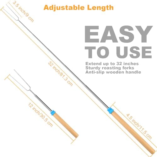 5 Pcs Marshmallow Roasting Sticks - Image 2