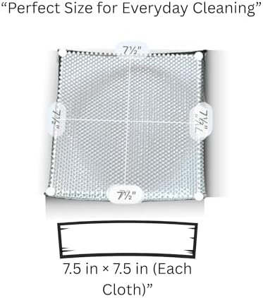 Metal Mesh Cleaning Cloth – Reusable Heavy Duty Scrubber Towel - Image 7