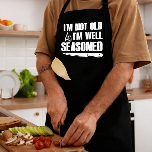 Funny Aprons for Woman Men, Cotton Aprons - Image 5