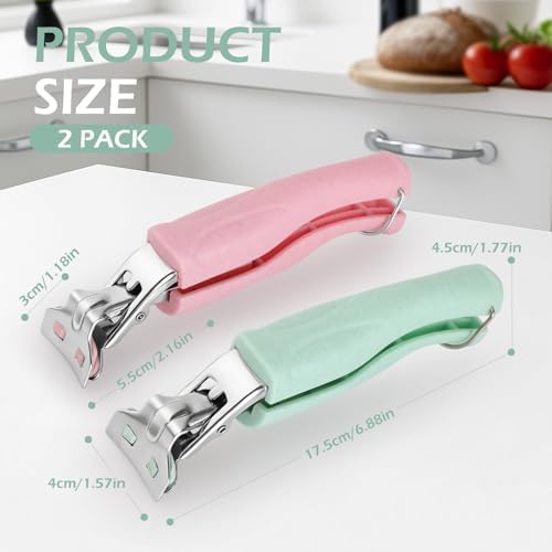 GeeRic Hot Plate Gripper 2 PCS, Anti-scald Bowl Clips Stainless Steel Hot Dish - Image 2